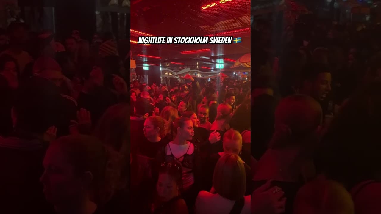 swedish nightlife not so bad. 👀 #afrobeat #subscribe #vibes #badbunny #sweden