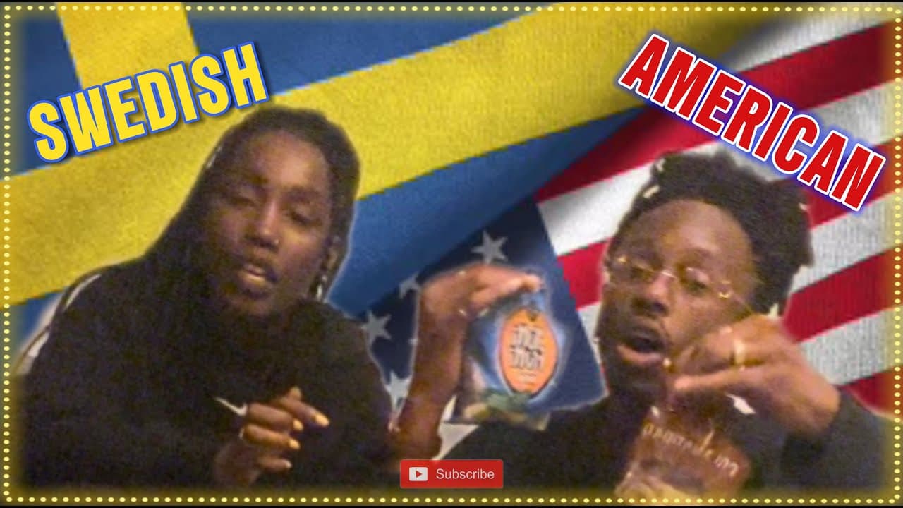 SWEDISH & AMERICAN REACTS to the other's snacks! 😱