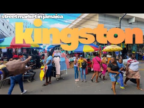 🇯🇲 The Street Market Here Is TOTALLY INSANE! 🇯🇲