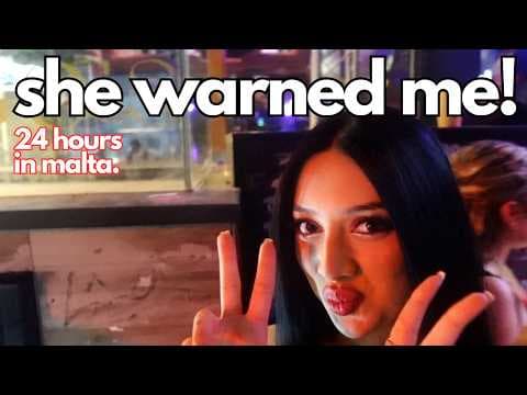 she warned me about MALTA...especially at night! 🇲🇹